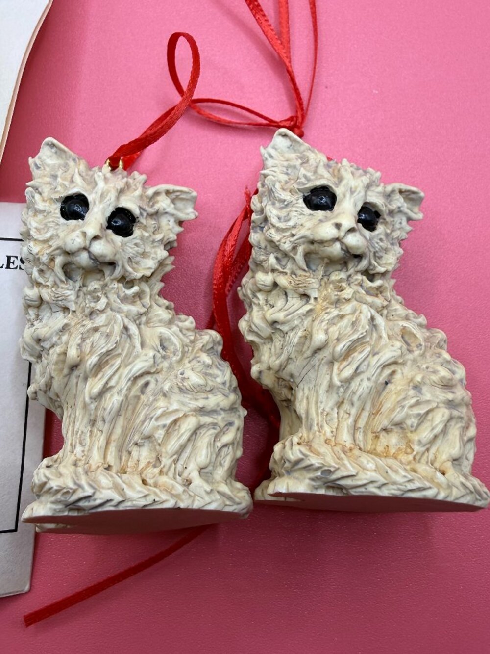 Artek Inc Resin Kitten Figurine Holiday Ornaments Bundle